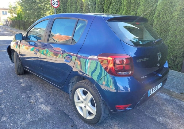 Dacia Sandero cena 12900 przebieg: 11136, rok produkcji 2018 z Miłakowo małe 596